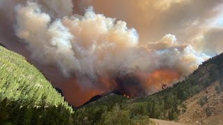 Update on fire burning in Larimer County