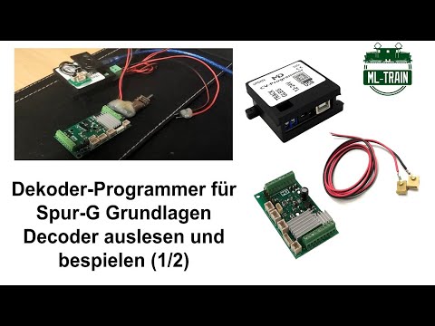 Dekoder-Programmer für Spur-G Grundlagen Decoder auslesen und bespielen 1/2 ML-Train (Produktvideo)
