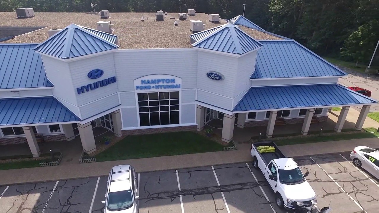 Hampton Ford Hyundai Outside Drone Footage YouTube