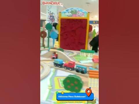 Serunya bermain kereta kayu di Kidzoona Elos Bogor #shorts #bogor #
