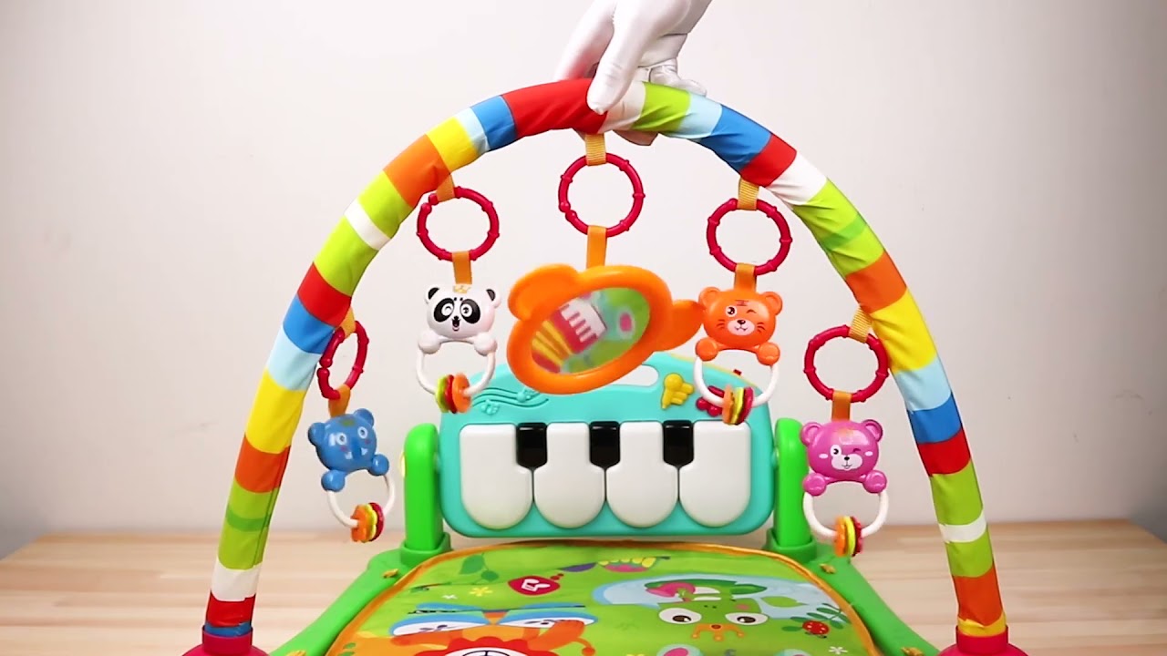 UNIH  Baby Gym Play Mats, Kick and Play Piano Gym Activity Center