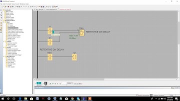 Retentive On Delay timer | Siemens LOGO PLC | PLC Training