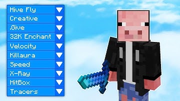 I found a NEW Minecraft Bedrock hacked client!