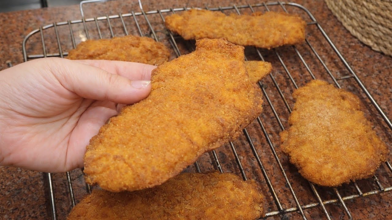 سر البانيه الدهبي المقرمش الحقيقي بدون ما ينشف👌احسن من المطاعم👌😍