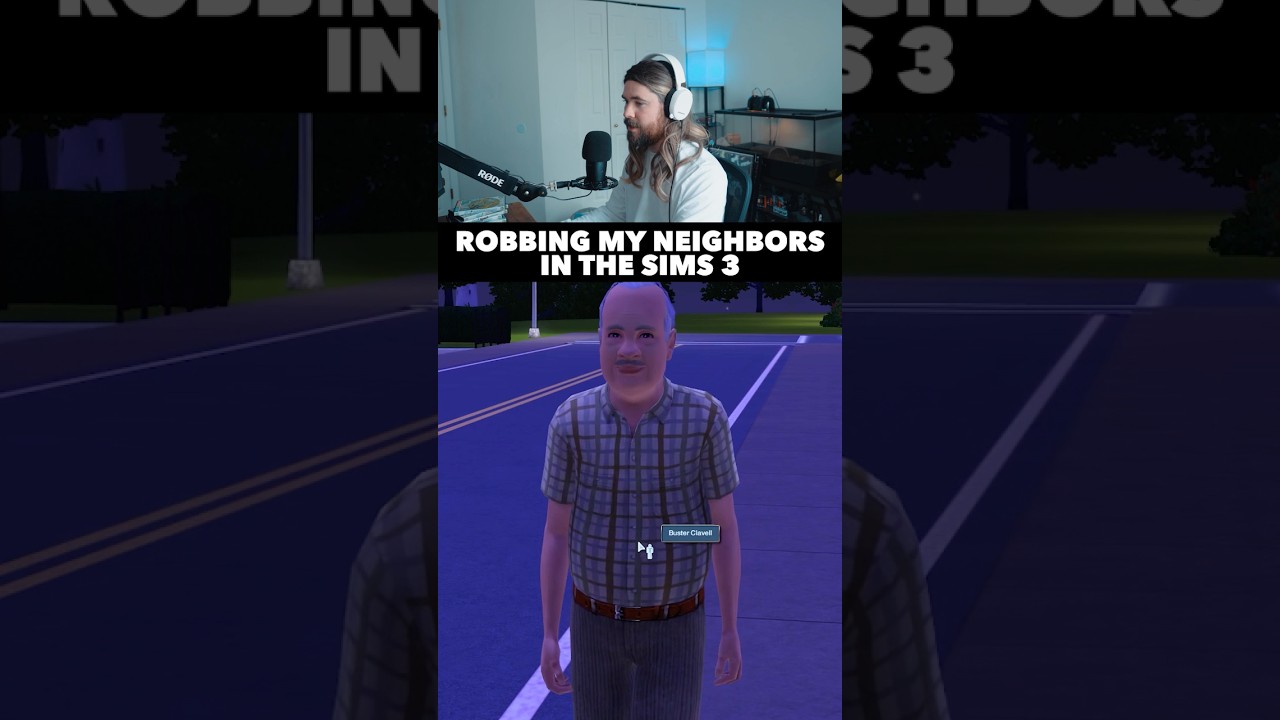 Грабит соседей в Sims 3 😂 