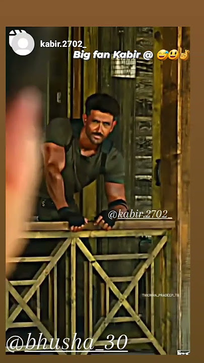 hritik roshan n tiger shroff. war #blockbuster movie .