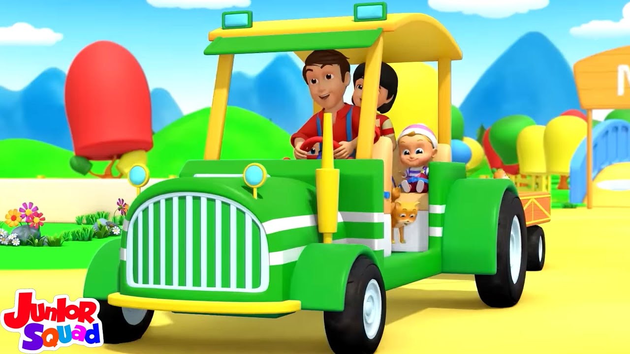 Roda di Traktor Lagu Kendaraan Pertanian untuk Anak-anak