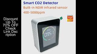WIFI/Zigbee Tuya Smart CO2 Sensor NDIR Carbon Dioxide Detector High Precision LCD Display Smart Life