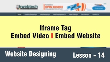 HTML Iframe - Embed Video - Embed Website - Complete Web Designing Series in Hindi 14