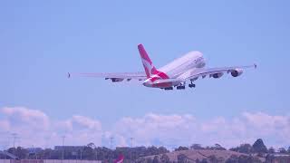 Plane Spotting At Sydney Includes Qantas A380