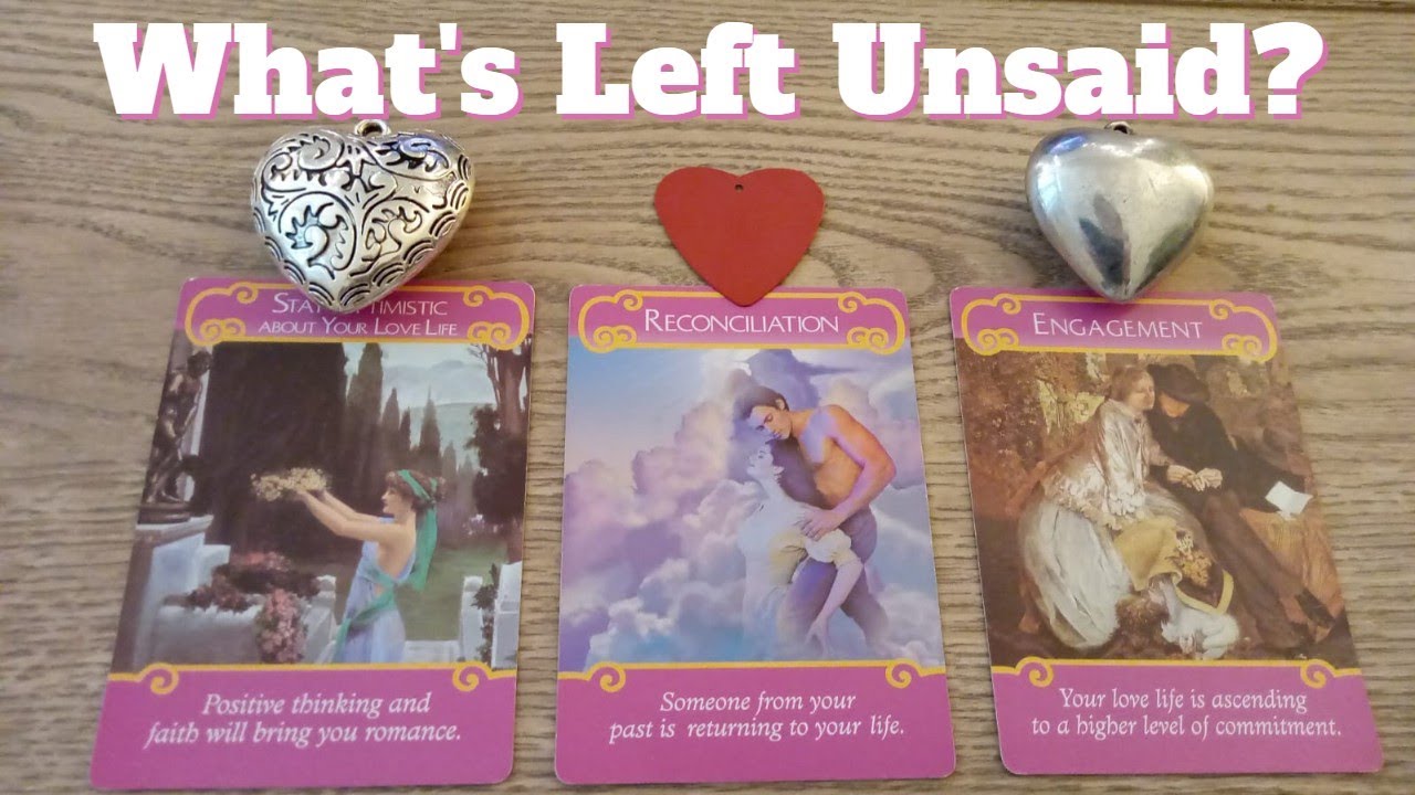 🤐🤨What Is Left UNSAID Between You and Your Person ? 🤐🤨Pick a Card: 💚Timeless Love Tarot .💚