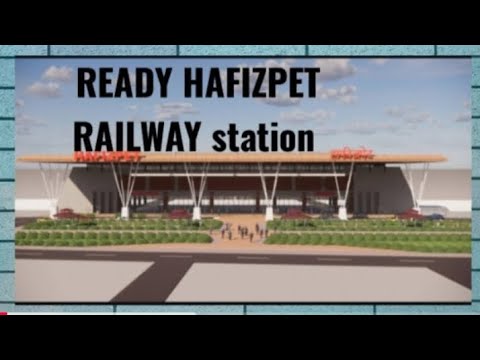 Hafizpet new railway station ll railway station ll look ll beautiful #railway #station  #hyderabad 