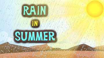 Rain in Summer | English Poem | KIDDA TV