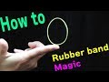 こんな輪ゴムマジックもあります（やり方） 3 Rubber band magic tricks