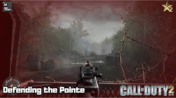 Defending the Pointe | Call of Duty 2 Part 16 | HD Textures Mod | #cod2 #cod #codcampaign