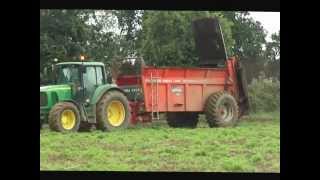Épandage de fumier 2012 en Bretagne.