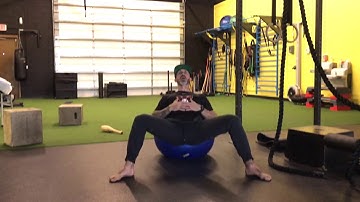 Exercise Ball Internal/External Hip Rotations