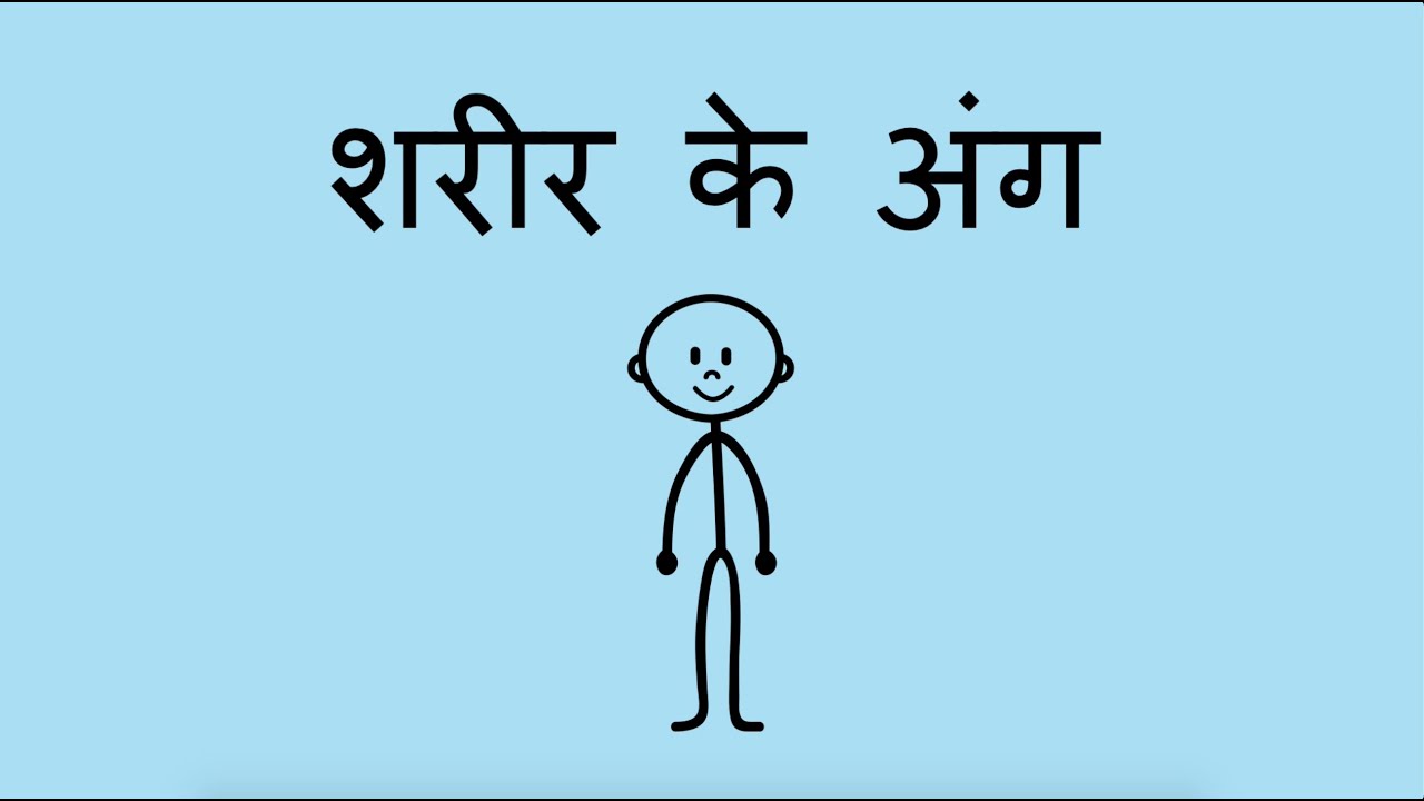 शरीर के अंग - Parts of the Body (Hindi) - YouTube