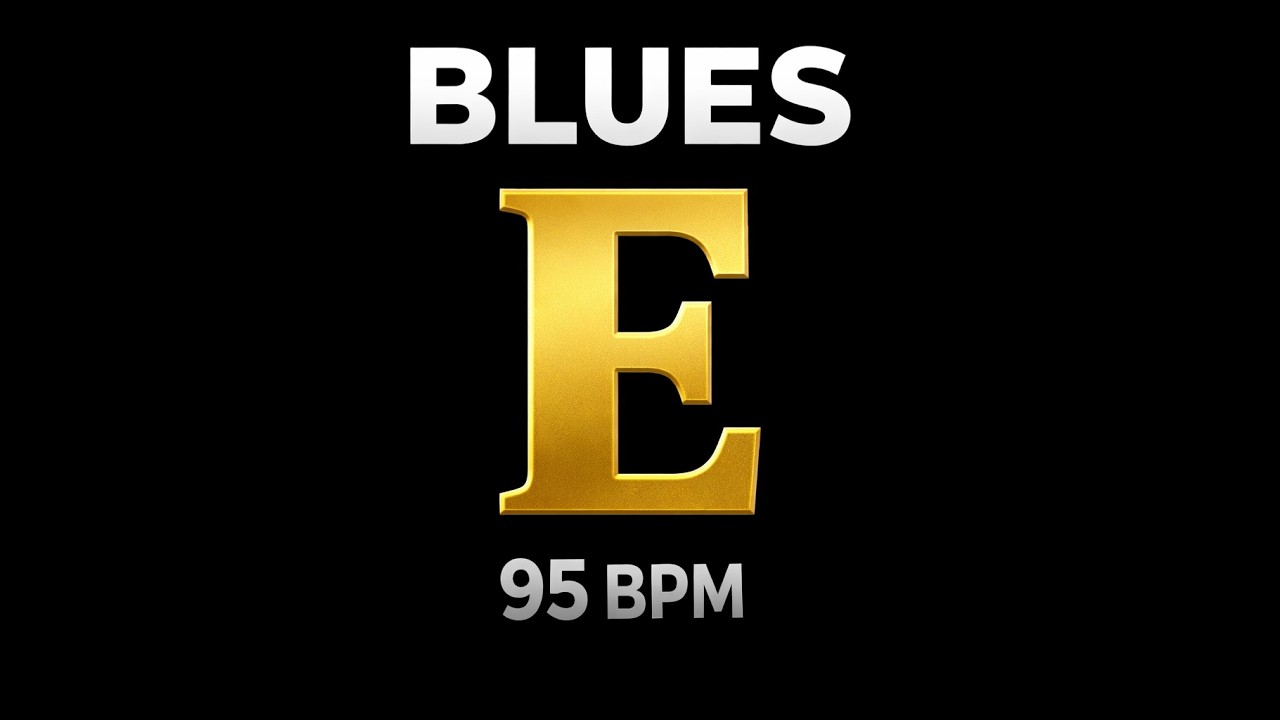 12 Bar Blues Backing Track in E | 95BPM | Beginner Guitar Series