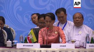 FMs from Asia and Europe meet in Myanmar
