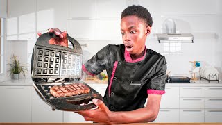 I Cooked a Restaurant-Level Meal Using a Waffle Iron