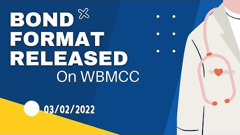 Bond Format Released On WBMCC for NEET-UG-2021 Counselling | Must Know | Subhojit Ghosh