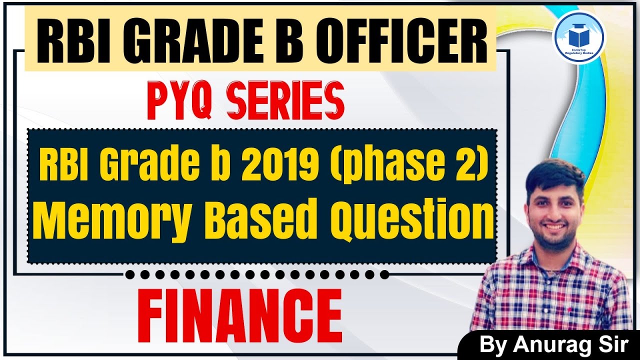 2019 previous year question pyq with answer bba aku... RBI Grade B 2019 (Phase 2) Memory Based Question (Part -1) | PYQ Series ...