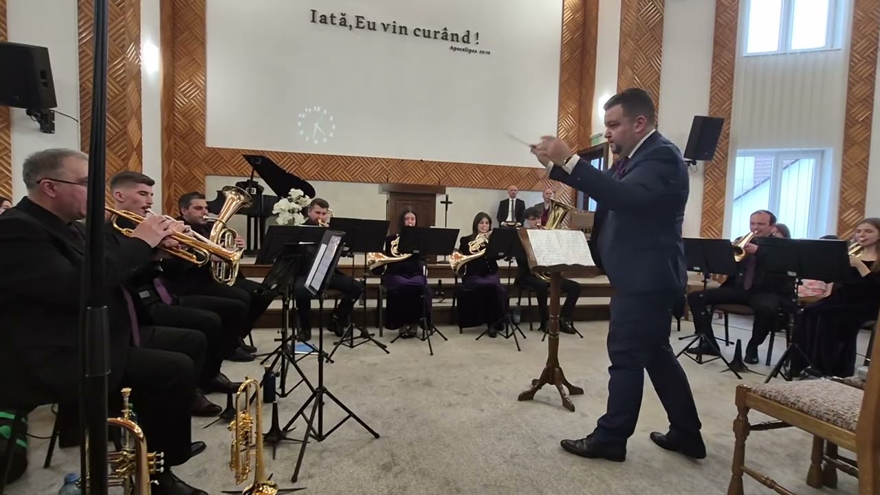 Al meu ești Isuse, prelucrare Sebastian Cazan Melody Brass Mociu, Cluj Dirijor Sebastian Cazan