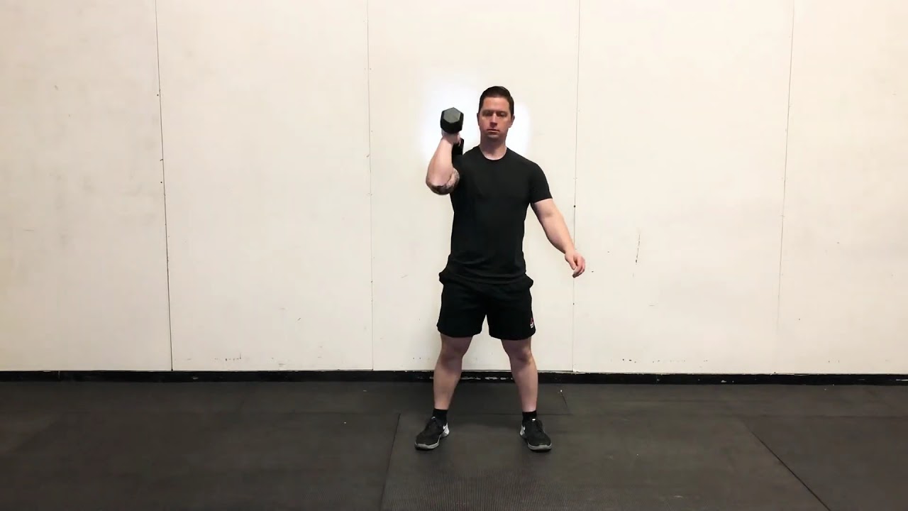 Dumbbell Front Rack and OH - YouTube