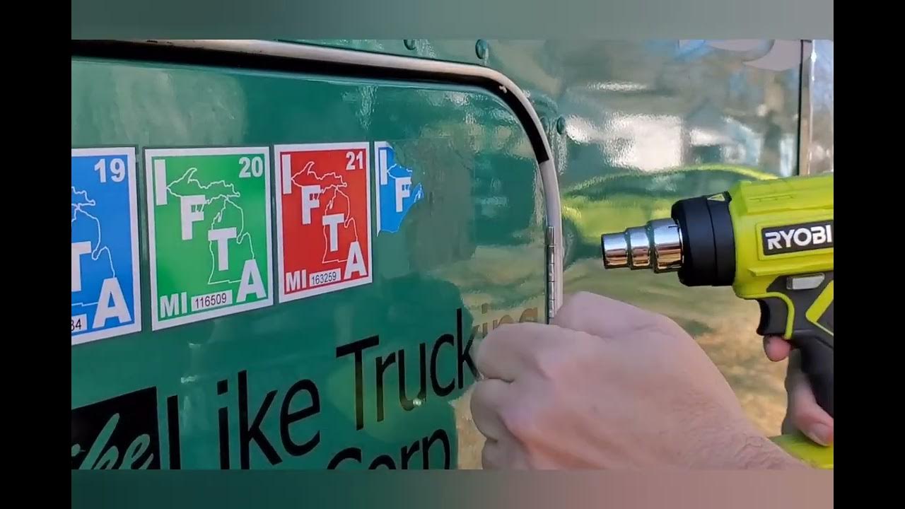 Dealing With IFTA Stickers trucking kenworth owneroperator YouTube