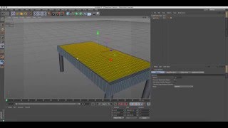 Making a table in Cinema 4D
