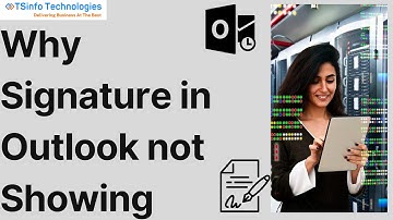 Microsoft Outlook 365 signature is not showing | Outlook signature not showing