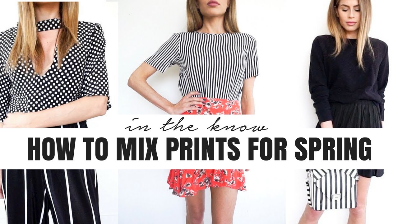 beautycon IN THE KNOW | How to Mix Prints for Spring + 5 Outfit Look Book