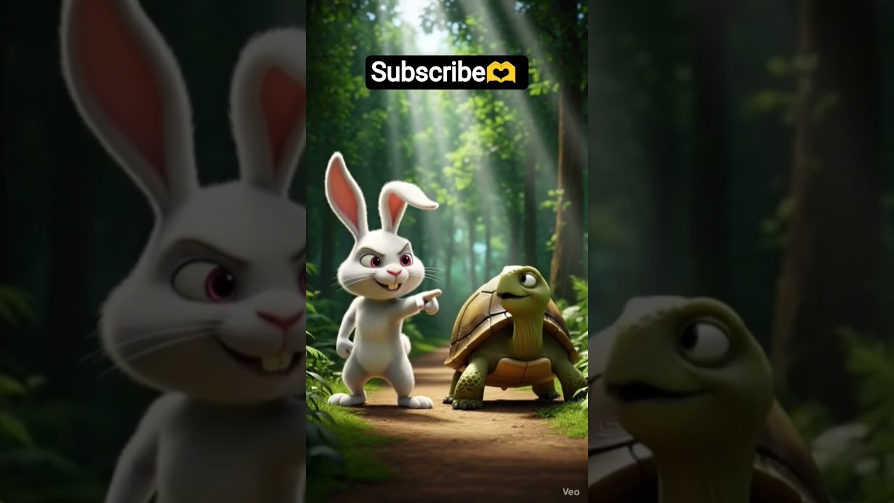rabbit 🐰 and turtle 🐢 