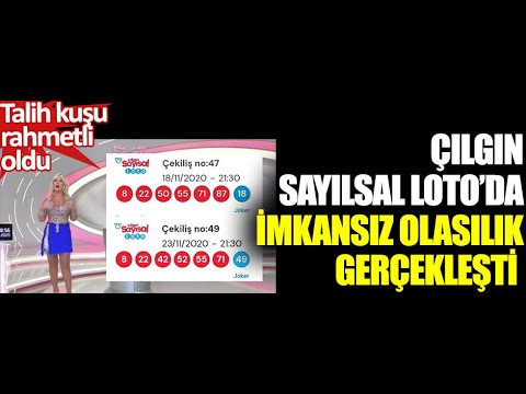 Çılgın Sayısal Loto’da bir garip tesadüf daha gerçekleşti. \