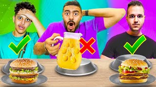 شربت 30 بيضة 🥚 نية  🤮 || تحدي لا تختار الطبق الخطأ 🍽❌