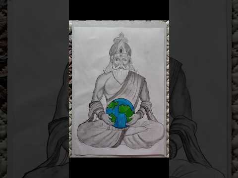 Valmiki Ji drawing #shorts