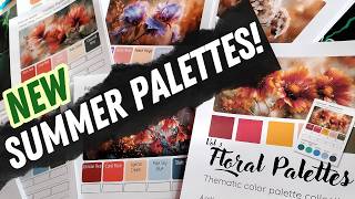 NEW Summer Color Palettes! 🌾 Montana Wildflowers + Color DNA Charts | Adult Coloring Inspiration