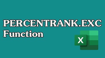 How to Use the PERCENTRANK.EXC Function in Excel