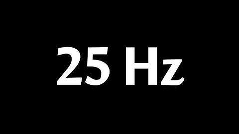 25 Hz Test Tone 10 Hours
