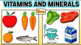 Learning Vitamins And Minerals For Kids | Learn About Vitamins And Minerals | Educational Videos screenshot 5