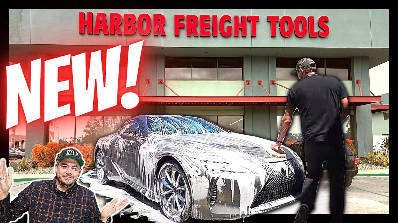 NEW CAR DETAILING ITEMS AT HARBOR FREIGHT Car Wash Products YouTube