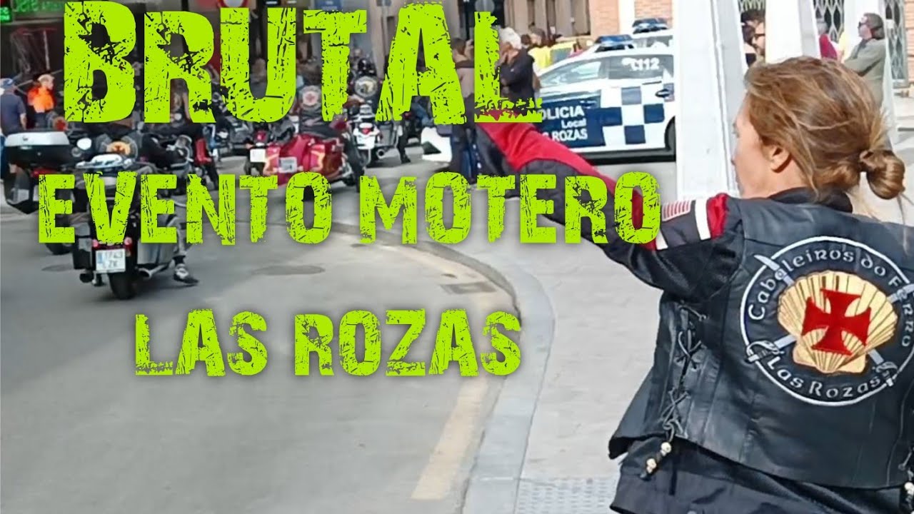 Brutal Evento Motero de Los Cabaleiros Do Ferro en Las Rozas Madrid / Día Épico y Motos Epicas