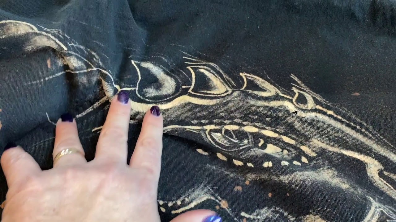 Bleach Painting Shirts Problems Bleach Eating Holes 319 YouTube