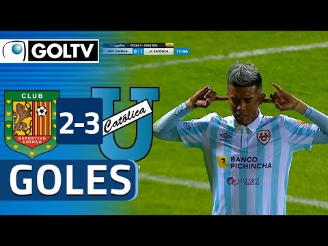 El TRENCITO AZUL lo gano en la ÚLTIMA | Deportivo Cuenca 2-3 U. Catolica | LigaPro 2023