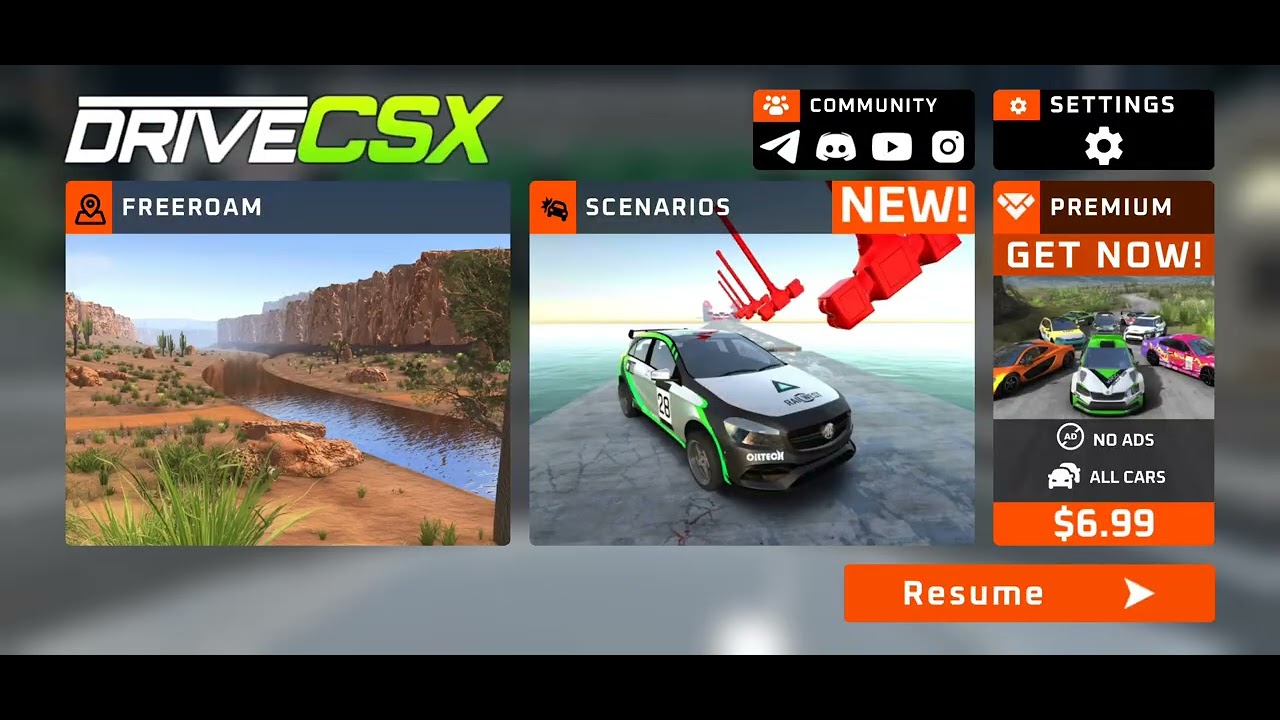 New DriveCSX scenarios