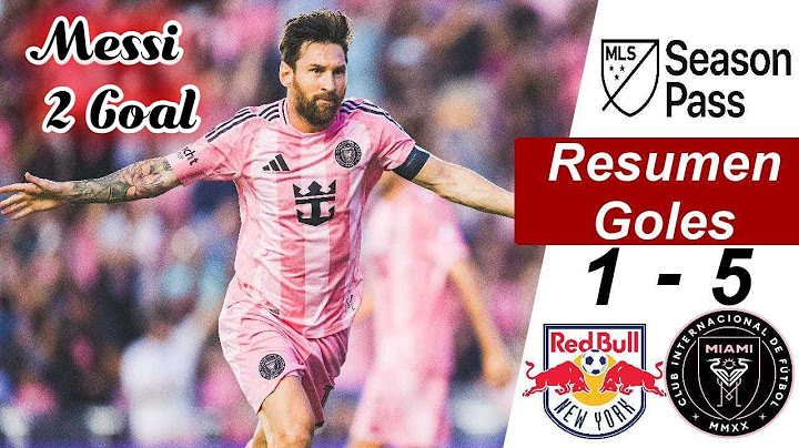 New York RB vs Inter Miami 1-5 Resumen Y Goles | MLS 2025 | Major League Soccer Round 24