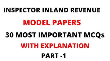 SALES TAX MCQS/INCOME TAX MCQS/TYPES OF TAX MCQS\