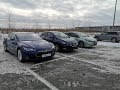 nissan leaf E+ 62 kwt/h 2019год. 4 часть, заезд с 40kwt leaf и tesla s 70d