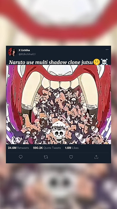 'Naruto Unleashes Multi Shadow Clone Jutsu 🔥' #naruto #shortsfeed #shorts